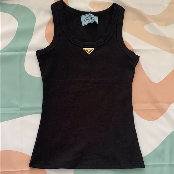 Prada Black Women's Tank Top - Picture 1 of 5